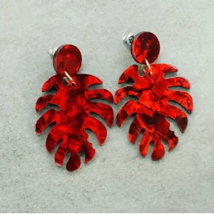 Boucles d'oreilles feuilles