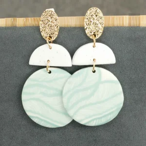 boucles d'oreilles bleu