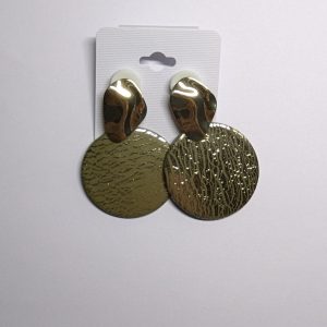 boucles d'oreilles doré