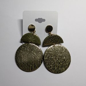 boucles d'oreilles doré