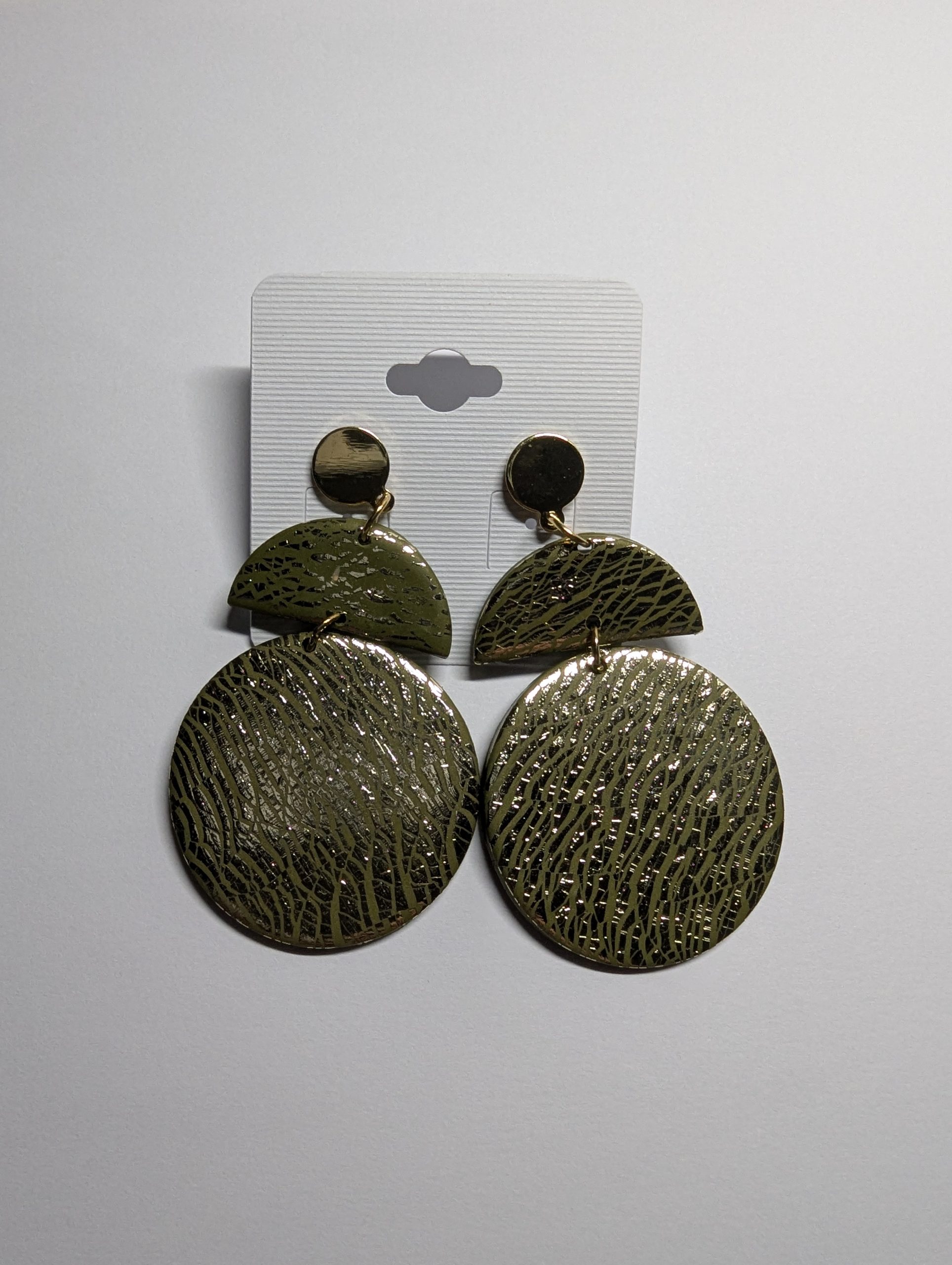 boucles d'oreilles doré