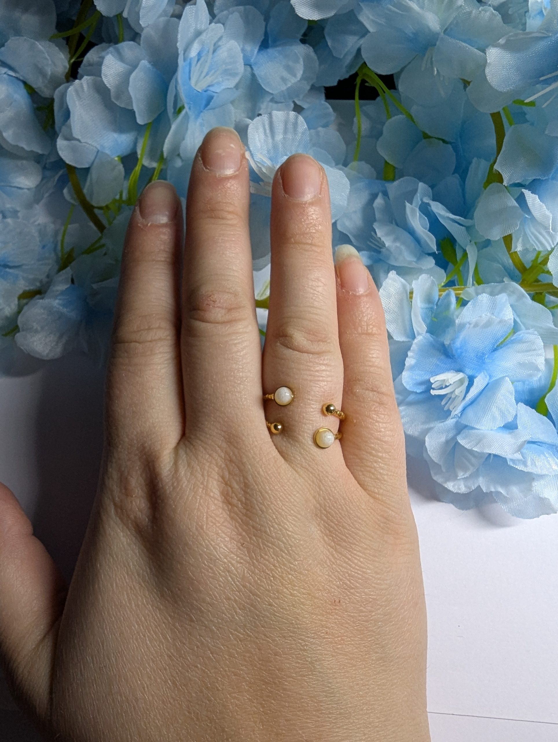 bague avec pierre de lune