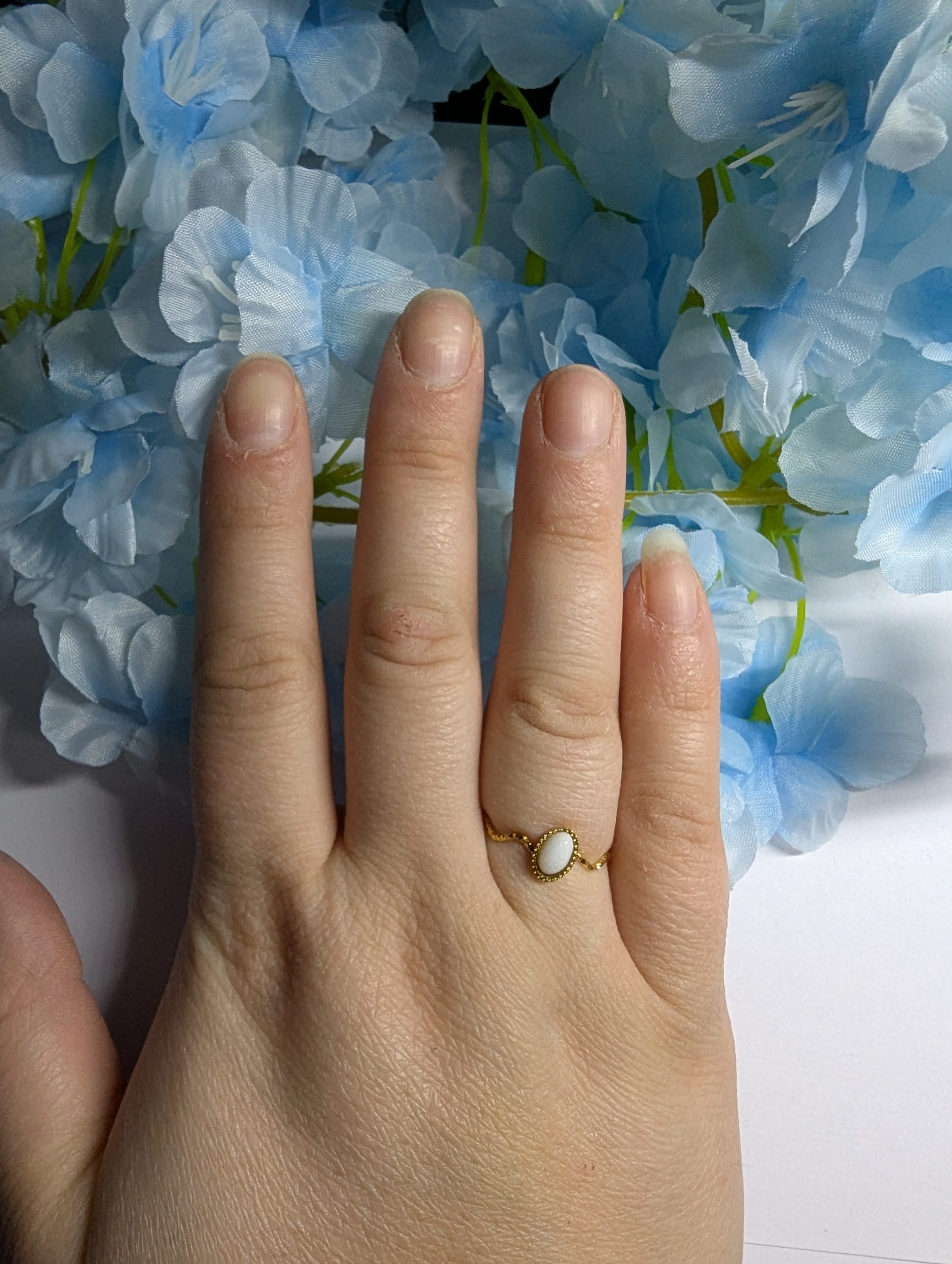 bague avec pierre de lune