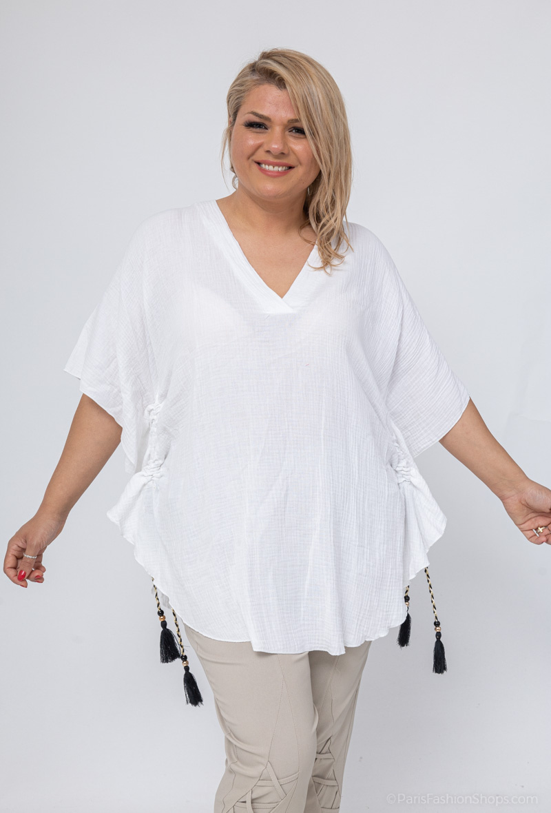 blouse manche cbauve souris