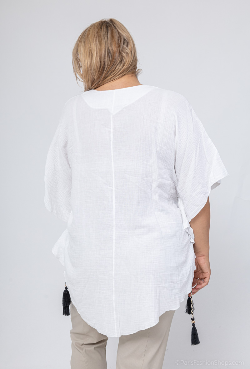 blouse manche cbauve souris