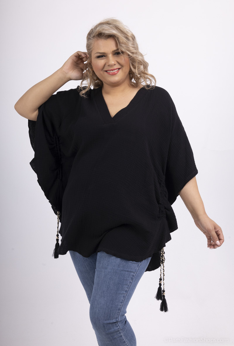 blouse manche cbauve souris