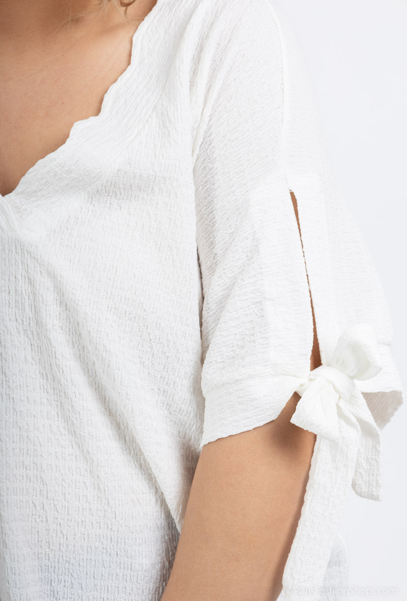 blouse manches courtes
