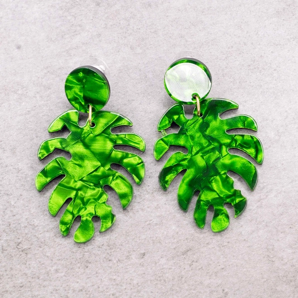 Boucles d'oreilles feuilles