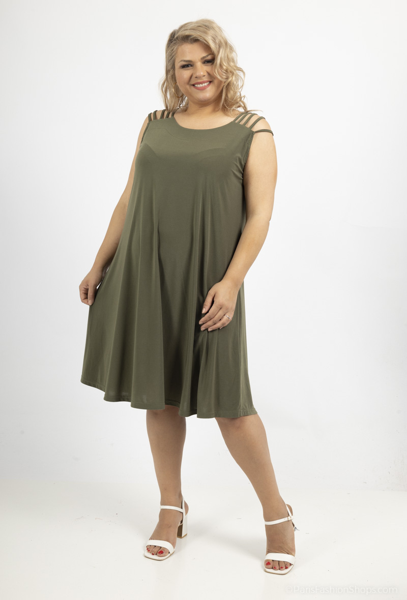 ROBE FINE BRETELLE UNICOLORE