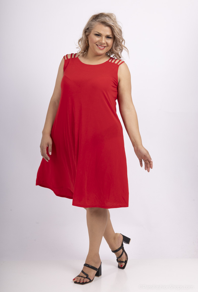 ROBE FINE BRETELLE UNICOLORE