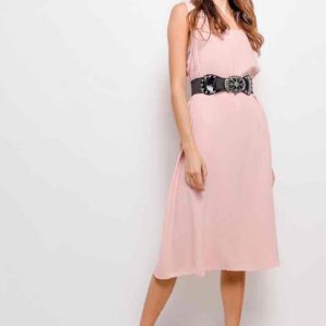 robe stretch avec ceinture