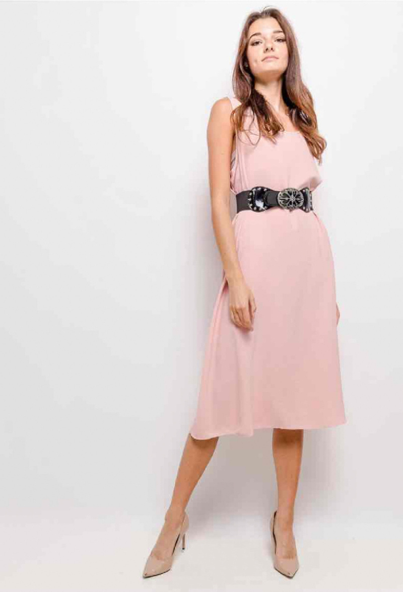 robe stretch avec ceinture