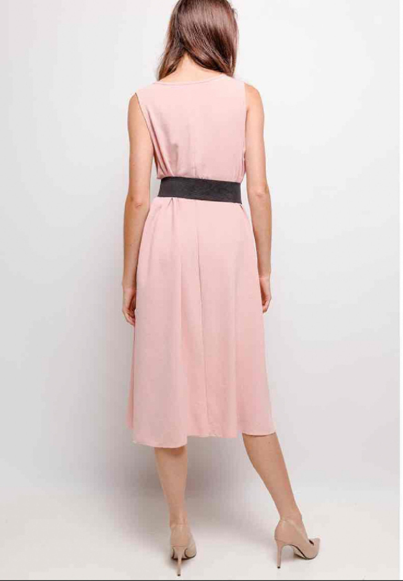 robe stretch avec ceinture