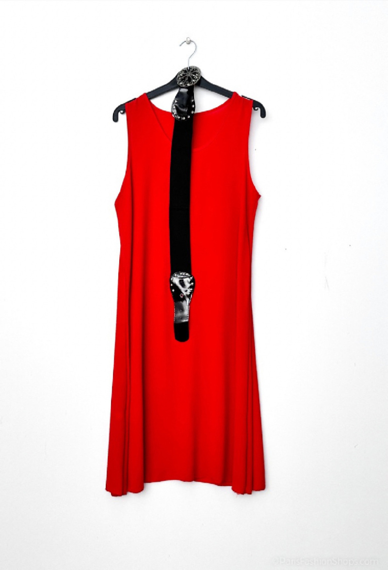 robe stretch avec ceinture