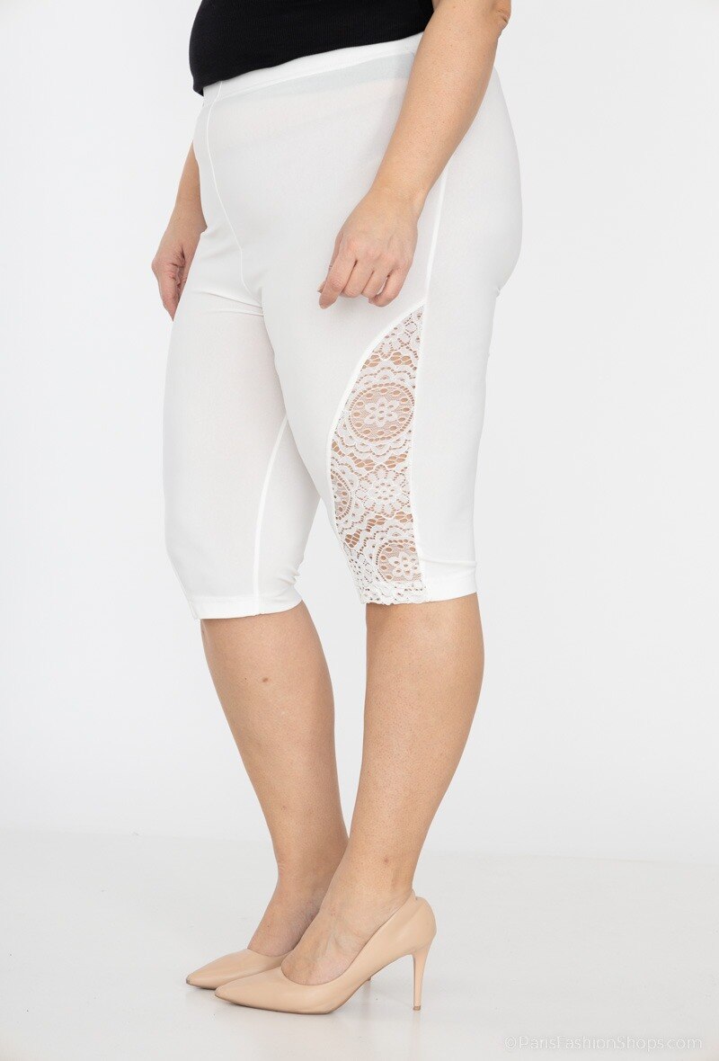 short en dentelle