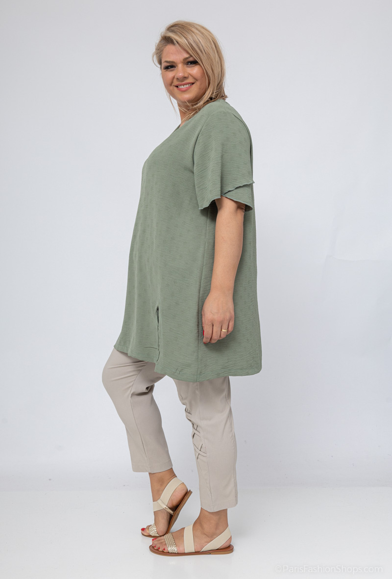 blouse manche papillon