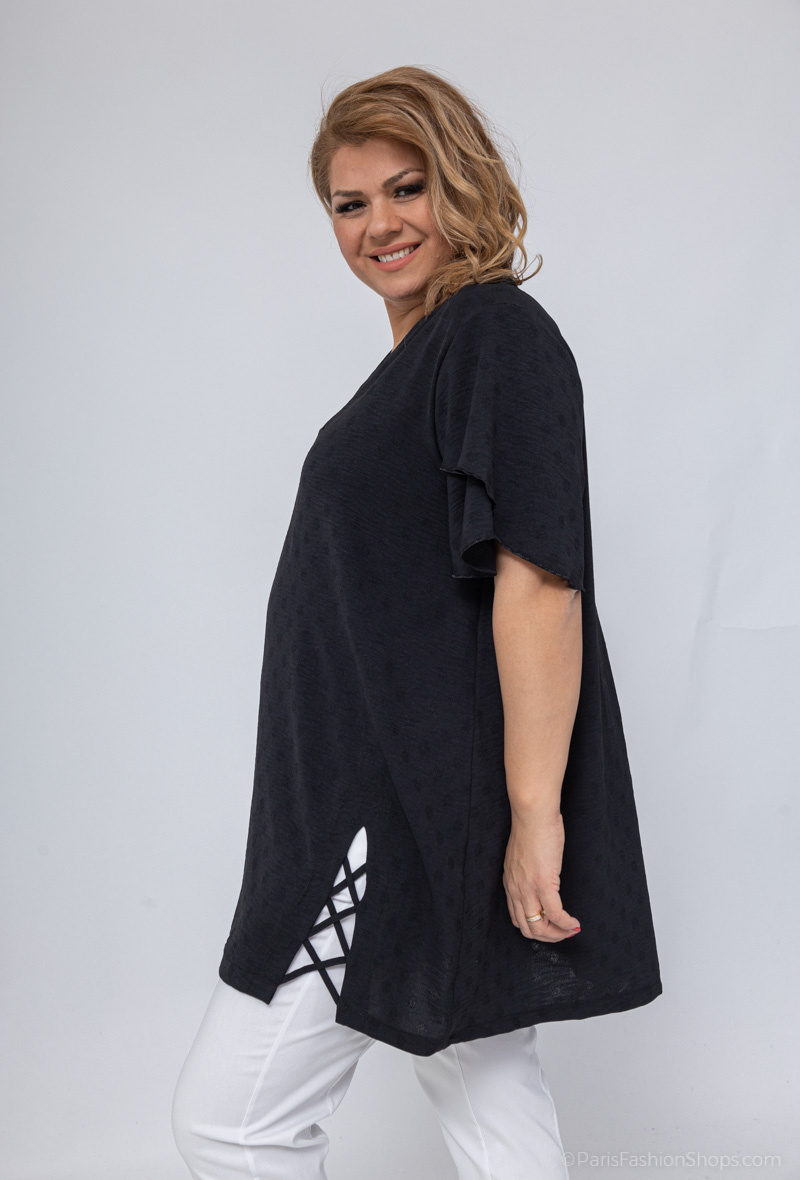 blouse manche papillon