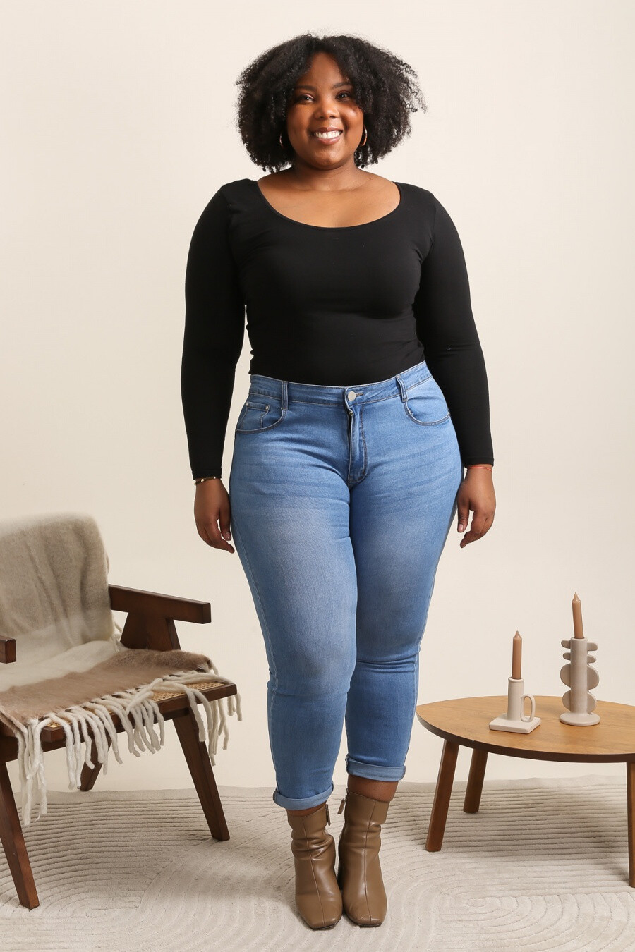 mannequin qui porte le jeans push up