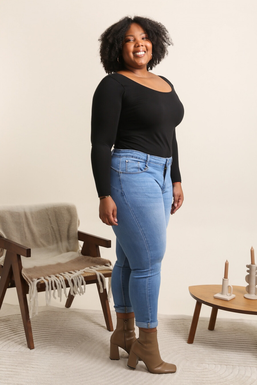 mannequin qui porte le jeans push up