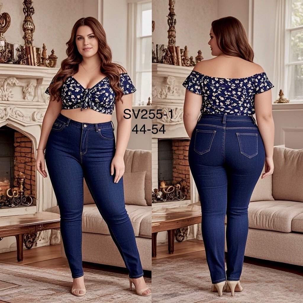 mannequin qui porte le jeans foncé
