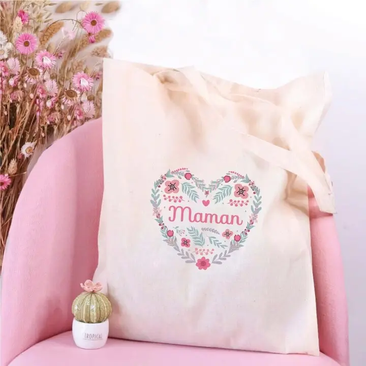 tote bag maman coeur