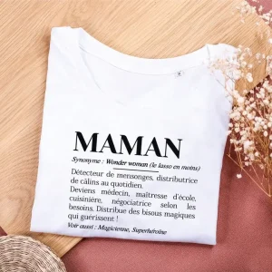 tshirt avec la definition de maman