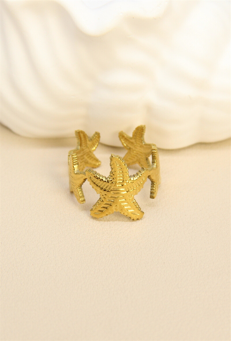 bague en étoile de mer
